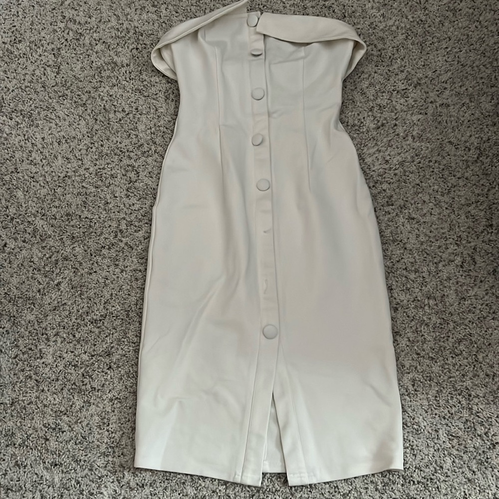 Akira strapless midi dress